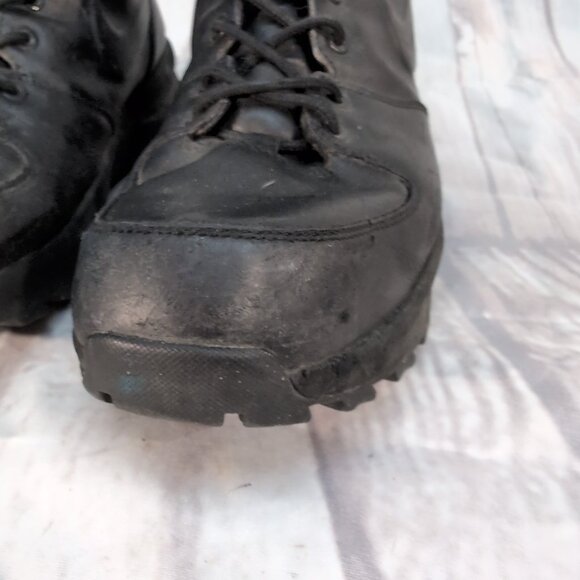 Nike ACG 454350-003 Combat Boots Black Leather/Nylon – Men’s Size 13 - Picture 3 of 9